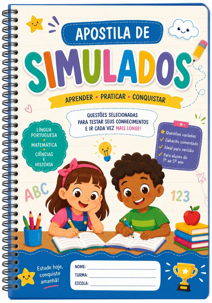 Capa da Apostila de Simulados