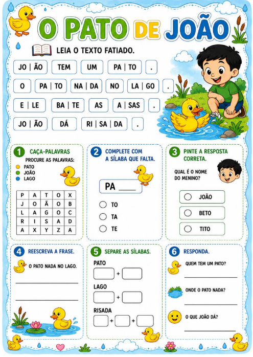 Exemplo de atividade pedagógica 1