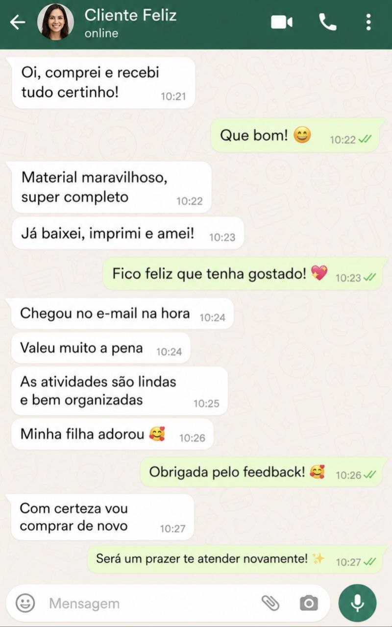 Prova social 1: depoimento de cliente do kit